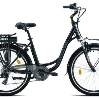 Bicicletta E-Bike Olympia "Energo'" 26 Alluminio Donna Colore Nera