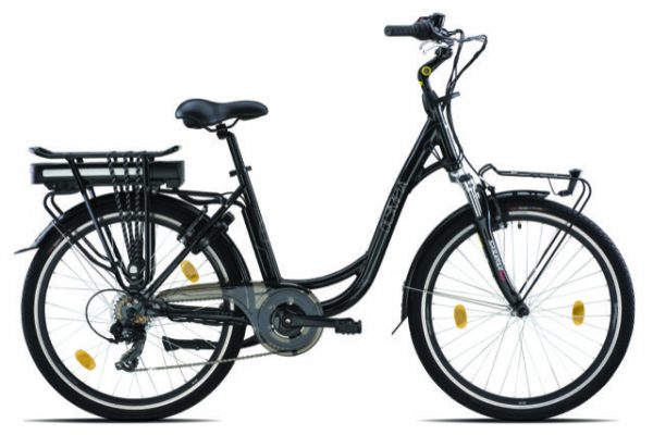 Bicicletta E-Bike Olympia "Energo'" 26 Alluminio Donna Colore Nera