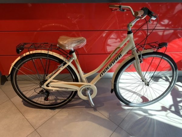 Bicicletta City-Bike “By Molinari “Donna  Alluminio 6 V colore Beige