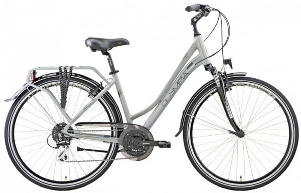 Bicicletta City Bike Olympia Donna “City Go” 21 V Alluminio  Taglia M Telaio 45 Nero Lucido