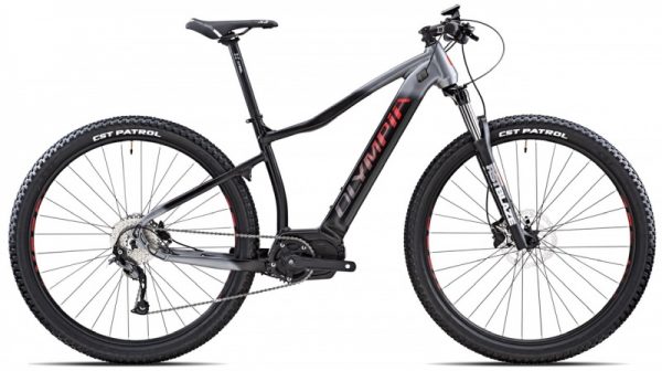 Bicicletta Mtb E-Bike Front  Olympia “Performer 900 2022 ” Batteria 900 Wh Motore 110 Nm Alluminio  Taglia L Colore Antracite-Nero Opaco