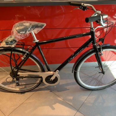 Bicicletta City Bike "Olympia Stelvio" Vintage 21 Vintage Uomo Nera