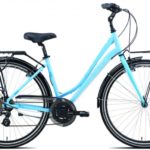 Bicicletta City-Bike Olympia “College” Donna colore Azzurra