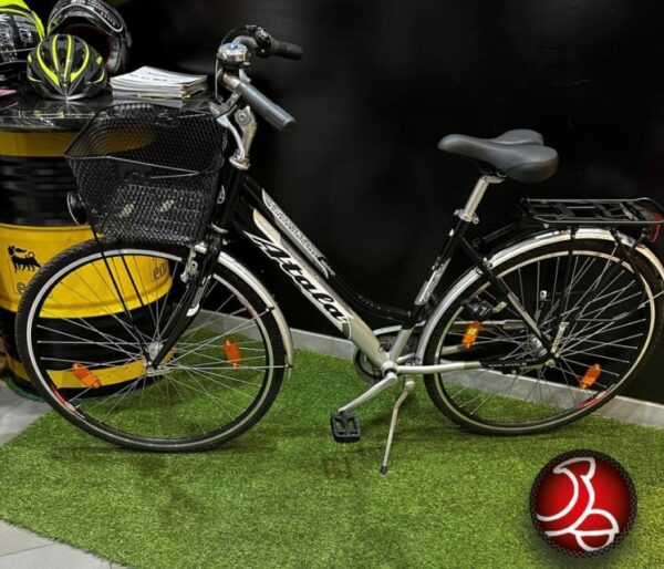 Bicicletta City-Bike “Atala-Discovery 28“ Misura L  Donna Alluminio 3 V colore Argento-Nera, Praticamente Nuova