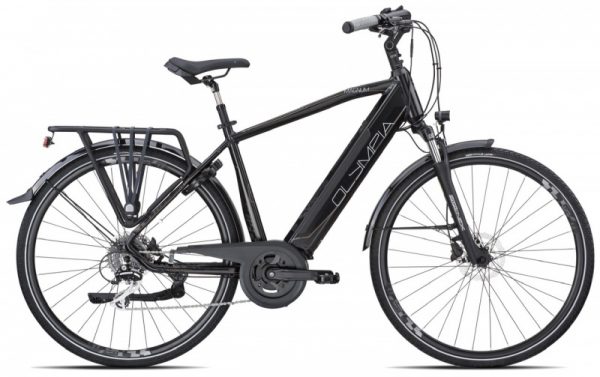 Bicicletta E-Bike Olympia "New Magnum 700 2022”Alluminio Uomo Colore Nera