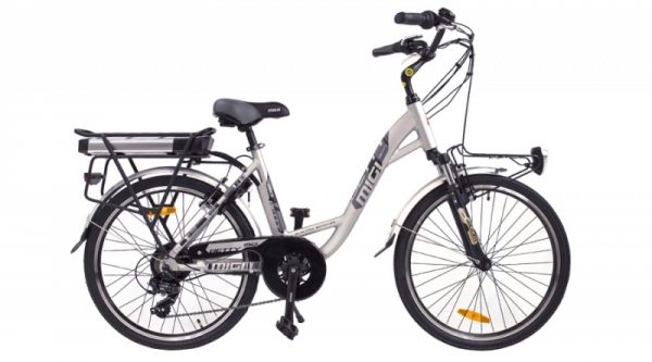 Bicicletta E-Bike Mi.Gi "Betty 24 Donna " Alluminio Donna Colore Grigia