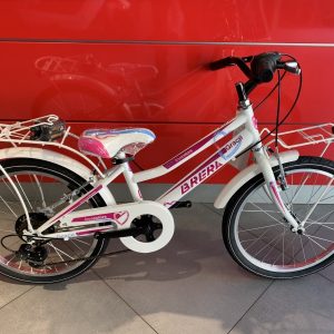 Bicicletta Bimba Brera "FLORA  Ruota 20 Pollici"-Acciaio -6 Velocità Colore Rosa