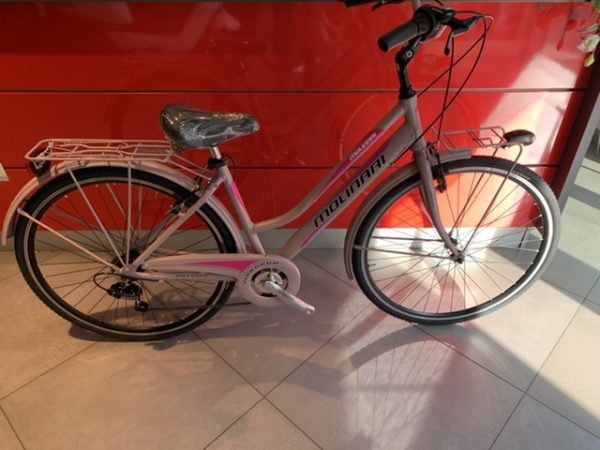 Bicicletta City-Bike “By Molinari “ Donna Alluminio 6  V colore Rosa Opaco