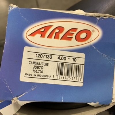 Camera D' Aria Moto Ciclomotore Misura 120/130-10++4.00-10, Nuova