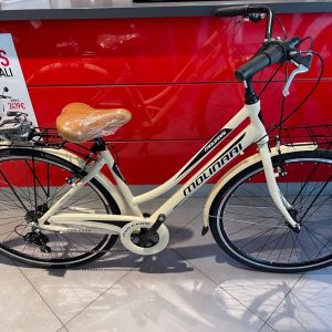 Bicicletta City-Bike  “By Molinari “ Donna Alluminio 6 V Telaio 43 colore Panna   Lucido