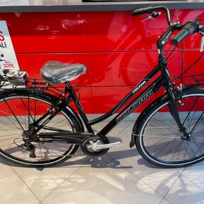 Bicicletta City-Bike  “By Molinari “ Donna Alluminio 6 V Telaio 43 colore Panna   Lucido