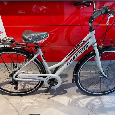 Bicicletta City-Bike “By Molinari “ Donna Alluminio 6 V Misura 50 colore Argento Lucido