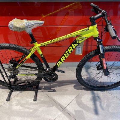 Bicicletta Mtb 29 Pollice Brera Modello "Koban”Alluminio 21 V Telaio  Misura 52 Giallo Opaco-Nera