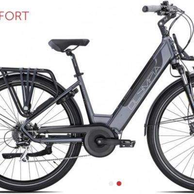 1-Bicicletta E-Bike Olympia "New Magnum 700 2022  “Alluminio Donna Colore ARGENTO