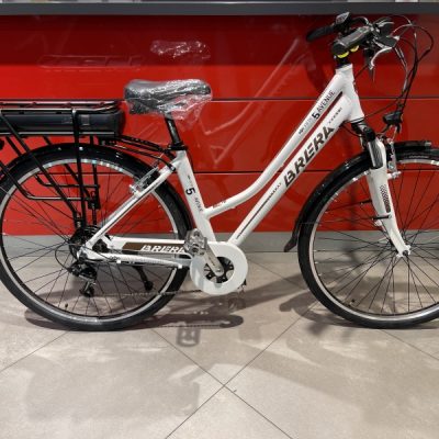 Bicicletta E-Bike BRERA "5TH AVENUE 2022  “Alluminio Donna Colore BIANCO OPACO, NUOVO
