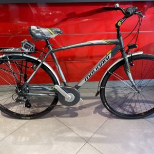 Bicicletta City-Bike “By Molinari “ Donna Alluminio 6  V colore Nero Opaco-Rosa