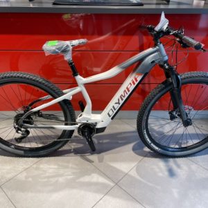 New Bicicletta Mtb  E-Bike Front  Olympia “BLAKE  Edge 900 Olieds Alluminio  Taglia M/L Colore Nero-Argento-Marrone,NUOVA