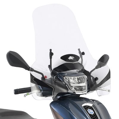PARABREZZA COMPLETO DI ATTACCHI KAPPA PIAGGIO MEDLEY 125-150  DAL 2020  CODICE 7057AK+A5615AK, NUOVO