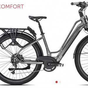 Bicicletta E-Bike Olympia "SPEEDSTER COMFORT 2022 BATTERIA 900 !!! MOTORE OLIEDS “Alluminio DONNA  Colore Antracite Lucido