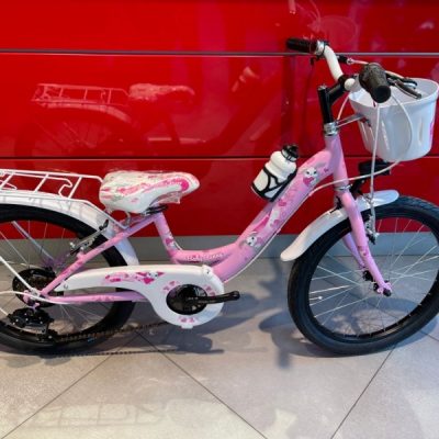 Bicicletta Bimba “BABY BUNNY” "Ruota 20 Pollici" -Acciaio  6 Velocità Colore Rosa