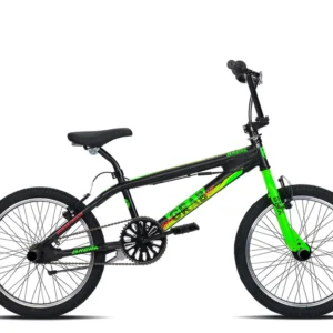 Bicicletta Bimba Brera "FREESTYLE"GRAB 360"ACCIAIO 20 Pollici"- Acciaio  Colore Nero-Verde