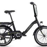 Bicicletta E-Bike BOTTECCHIA  “BE 05 GENIO E-BIKE GRAZIELLA GENIO 20″  Motore Ruota posteriore Batteria 8 Amper  Alluminio Donna Colore Nera  Opaca ,