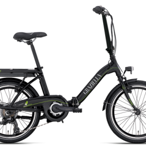 Bicicletta E-Bike BOTTECCHIA  "BE 05 GENIO E-BIKE GRAZIELLA GENIO 20″  Motore Ruota posteriore Batteria 8 Amper  Alluminio Donna Colore Nera  Opaca ,