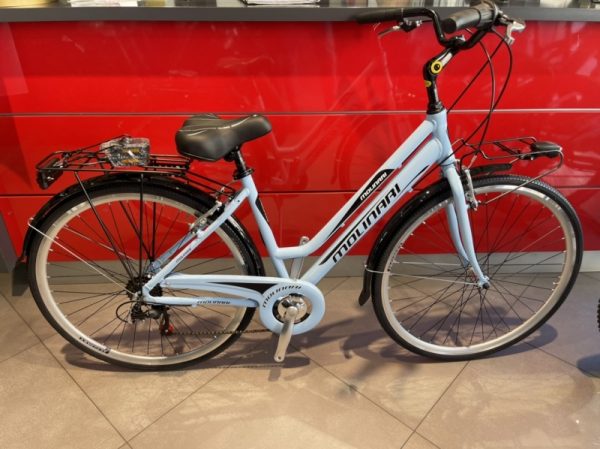 Bicicletta City-Bike “By Molinari 2022 Lusso“ Donna Alluminio 6 V Misura Telaio 46 colore Azzurra