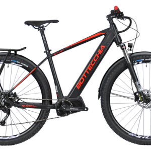 Bicicletta Mtb  E-Bike Front  Bottecchia 2022 “BE32 EVO START URBAN   Motore OLIEDS Batteria 500 Panasonic  Motore 85 NM ” Alluminio  Taglia Telaio 48  Colore NERO OPACO-ROSSA