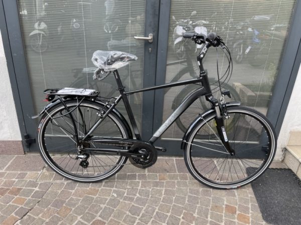 Bicicletta City-Bike Olympia “College 2022 ”Uomo 21V Misura 56 L  colore Nera Opaco-Grigia