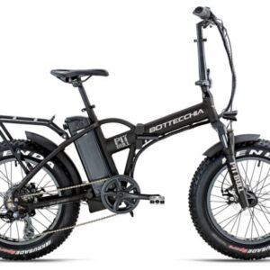 Bicicletta E-Bike BOTTECCHIA  "BE 01 PIT BULL 2023 FAT 20  Motore Ruota posteriore  Batteria  522 Wh  Alluminio Donna Colore Nera  Opaca ,