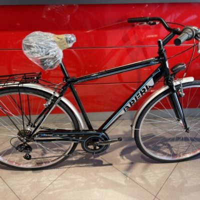Bicicletta City-Bike “Brera KING“ Uomo Acciaio 7 V Misura 50 M colore Nero-Blu- ,NUOVO