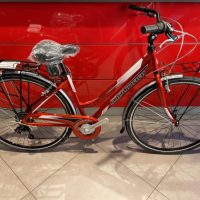 Bicicletta City-Bike “By Molinari “ Modello Idroformato Donna Alluminio 7 V Taglia L Telaio 43 colore Rossa Lucida