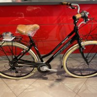 Bicicletta City-Bike “By Molinari “ Modello Retro’  Donna  Alluminio 7 V Taglia L Telaio  46  colore Nero Lucida