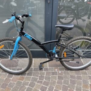 Bicicletta Bimbo Mtb 6 Velocita' Ruota 24 Pollici" Acciaio  Colore Azzurra -Blu-