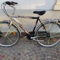Bicicletta City-Bike Uomo Alluminio “Atala ‘” 28 Alluminio 18 V Uomo Colore Nero-Argento ,