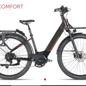 Bicicletta E-Bike Olympia "New Super Magnum 2023 “Alluminio DONNA  Colore 06 Marrone-Nero