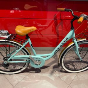 Bicicletta Monotubo Donna "Molinari"Ruota 26  Acciaio  - 6 Velocità Colore Verde Lucida
