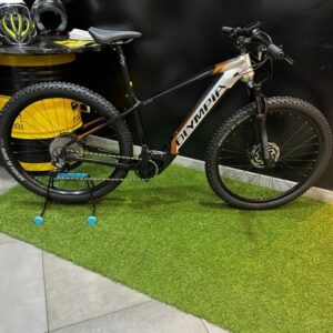 New Bicicletta Mtb  E-Bike Front  Olympia “BLAKE  Edge 900 Olieds Alluminio  Taglia M/L Colore Rossa-Nera-Argento,NUOVA
