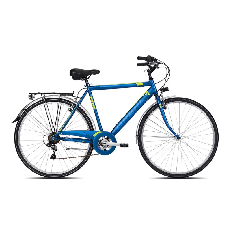 Bicicletta City-Bike “Brera TRENDY“ UOMO Acciaio 7 V Misura 54 colore Gialla-Blu ,NUOVO