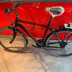 Bicicletta City-Bike Olympia “College 2023”Uomo 21V Misura S 48 colore Nero Opaco-Rossa