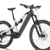 Bicicletta Mtb  E-Bike Olympia Full “KARBO EDGE 2023  900 SPORT EXT ” Carbonio  Taglia L Bianca-Nera
