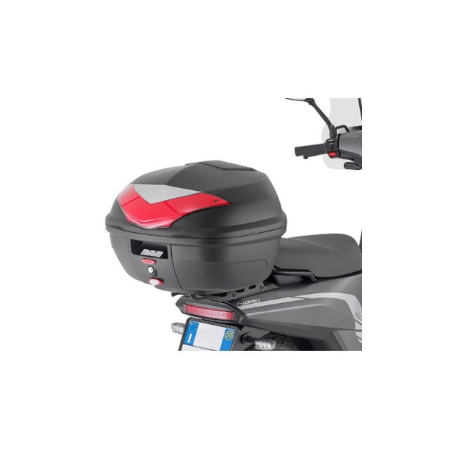 Staffa Supporto Attacco Kappa bauletti aggancio Monolock per scooter elettrico Askoll NGS1-NGS2–NGS3 dal 2020 codice KR9031 ,NUOVA
