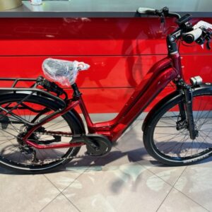 Bicicletta E-Bike Olympia "SPEEDSTER COMFORT 2024 BATTERIA 900 !!! MOTORE OLIEDS “Alluminio DONNA  Colore Rossa LUCIDO