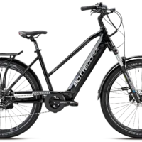 Bicicletta NEW E-Bike BOTTECCHIA  “BE 27 CROSSOVER TRK LADY 2023′” 28  POLLICI Motore Oli SPORT 85 NM Centrale Batteria 900 wh  Alluminio Donna Nera Lucida