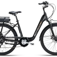 Bicicletta NEW E-Bike BOTTECCHIA  “BE 11 LADY 2024  26 POLLICI Motore Oli SPORT 45 NM Centrale Batteria 465 wh  Alluminio Donna Nera Lucida
