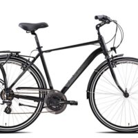 Bicicletta City-Bike Olympia “College 2026 ”Uomo Misura 54 L colore Nera Opaco-Argento