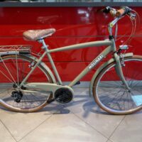 Bicicletta City-Bike “By Molinari “ Personalizzabile Uomo Alluminio 6 V Taglia 50 colore Verde Militare Lucida